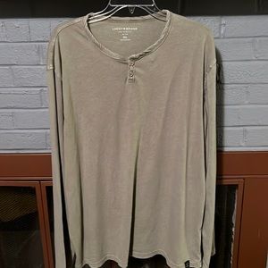 Lucky brand long sleeve Henley t